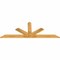 Ekena Millwork Saratoga Rough Sawn Timber Gable Bracket, Western Red Cedar, 96"W x 36"H x 2"D x 6"F, 9/12 Pitch GBW096X36X0206SAR00RWR - alternate 5